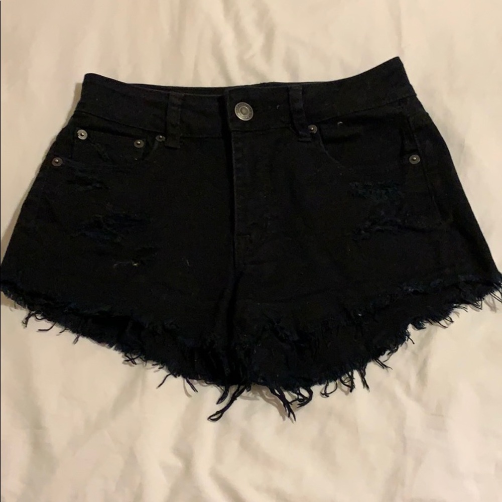 Denim shorts